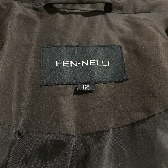 Fen-Nelli Size 12 Brown Hooded Jacket - Picture 11 of 12